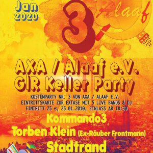 Wer ist der „Special Guests“ am 25.01. im Gir-Keller???